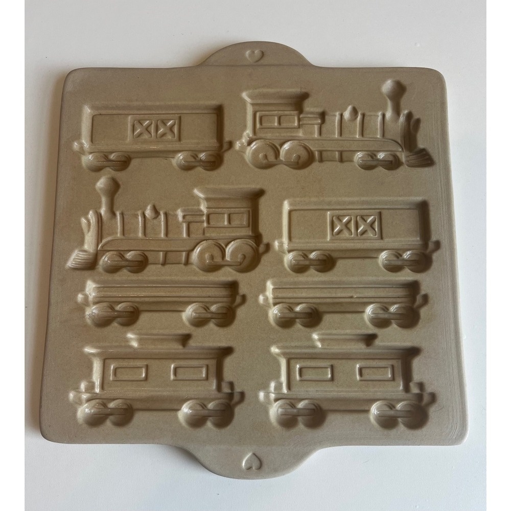 Vintage Pampered Chef Gingerbread‎ Hometown Train Mold Baking 1998